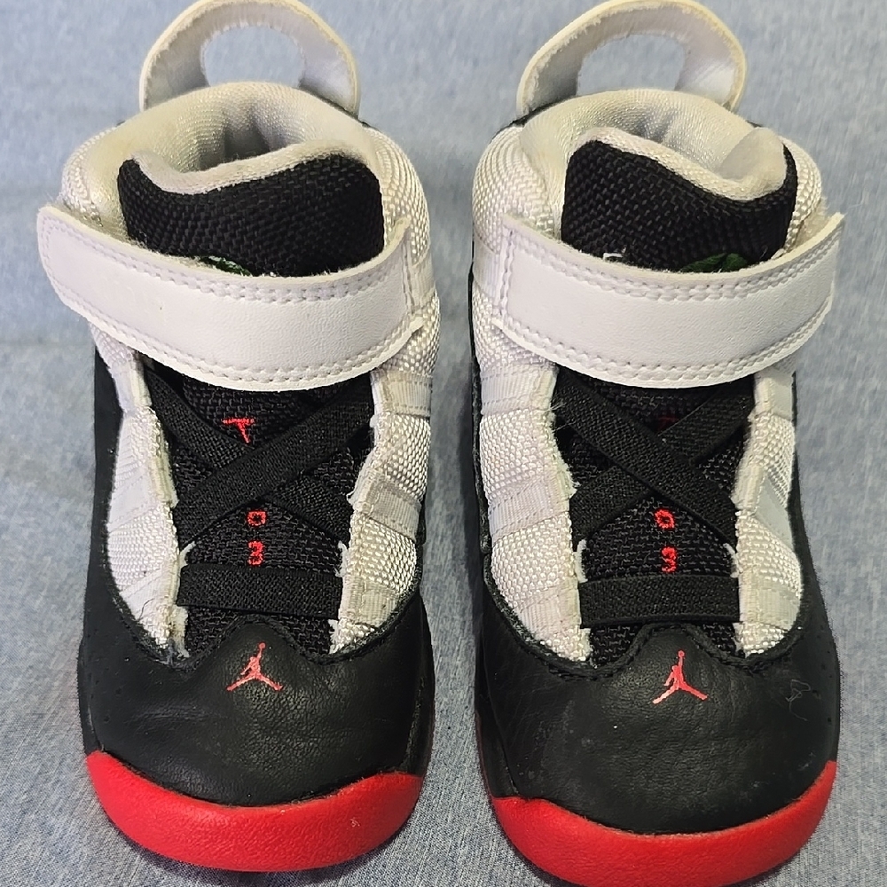 Kids Black and Red Shoes